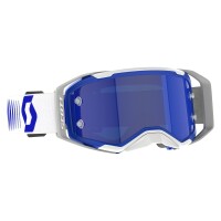 SCOTT Prospect 2.0 AMP Chrome Goggle - Doppler White/Blue Blue Chrome Works Lens