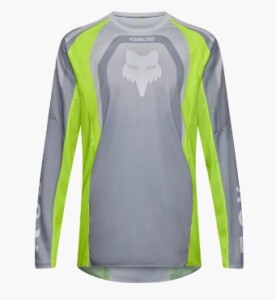 FOX 180 Frame Jersey Grau/Gelb