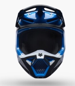 FOX V1 Frame Helm  blau
