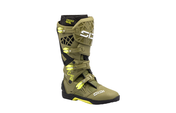Sidi CROSSAIR X Olive Green-Yellow Fluo