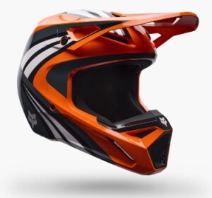 FOX V1 Draft Helm Kinder Orange