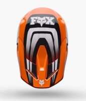 FOX V1 Draft Helm Kinder Orange