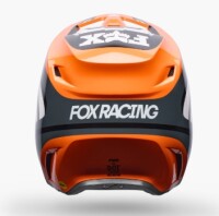 FOX V1 Draft Helm Kinder Orange