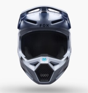 FOX V1 Clutch Helme Weiß/Schwarz
