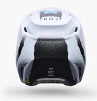 FOX V1 Clutch Helme Weiß/Schwarz