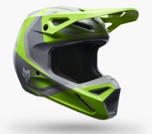 FOX V1 Frame Helm Kinder Grau/Gelb
