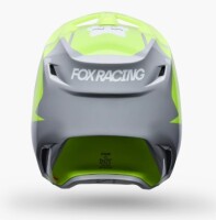 FOX V1 Frame Helm Kinder Grau/Gelb