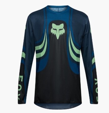 FOX 180 Draft Jersey Schwarz