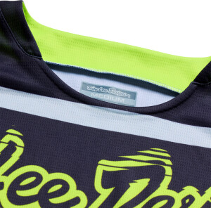 TROY LEE DESIGNS GP Pro Trikot Stagger - Gunmetal/Neo Yellow