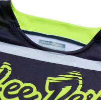 TROY LEE DESIGNS GP Pro Trikot Stagger - Gunmetal/Neo Yellow