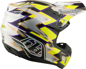 TROY LEE DESIGNS SE5 Composite Mips Helm Flush - Weiß/Schwarz