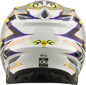 TROY LEE DESIGNS SE5 Composite Mips Helm Flush - Weiß/Schwarz