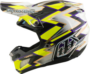 TROY LEE DESIGNS SE5 Composite Mips Helm Flush - Weiß/Schwarz