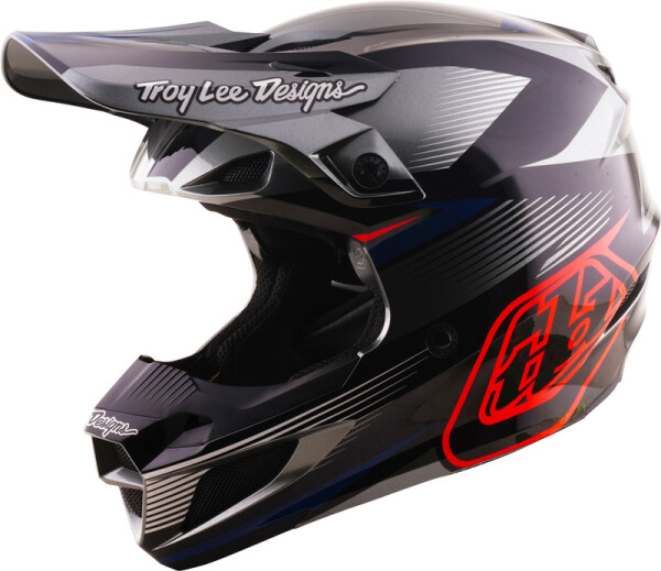 TROY LEE DESIGNS SE5 Polycarbonate Mips Helm Ripper -  Grau
