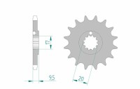 Stahl Standard Ritzel vorne - 428 12T SX/TC/MC 85 -2027