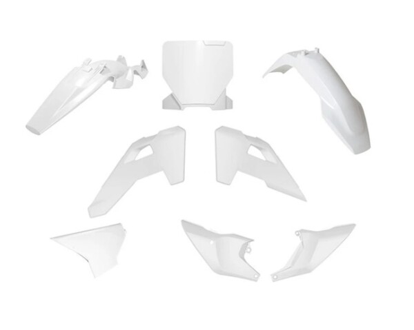 R-Tech Plastikkit  Husquarna TC85 2025-26 Weiß 6tlg