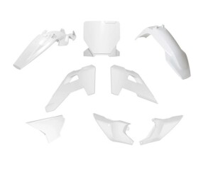 R-Tech Plastikkit  Husquarna TC85 2025-26 Weiß 6tlg