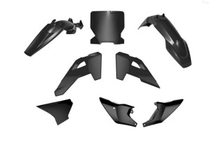 R-Tech Plastikkit  Husquarna TC85 2025 Schwarz 6tlg