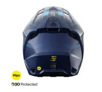 SHOT RACEGEAR Crosshelm "Lite Volt" blau / türkis glänzend