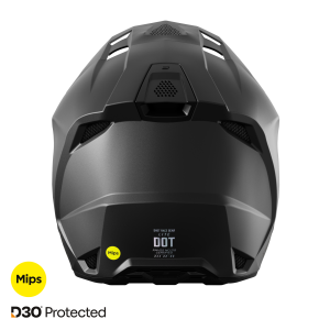 SHOT RACEGEAR Crosshelm "Lite Solid" schwarz matt