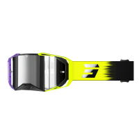SHOT RACEGEAR Crossbrille "Lite Rage" neongelb / schwarz matt / glänzend