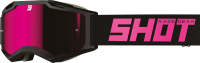 SHOT RACEGEAR Crossbrille "Iris 2.0 Solid" pink / schwarz matt