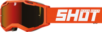 SHOT RACEGEAR Crossbrille "Iris 2.0 Solid" orange / weiß matt