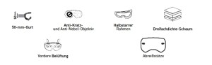 SHOT RACEGEAR Crossbrille "Iris 2.0 Solid" schwarz / weiß glänzend