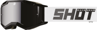 SHOT RACEGEAR Crossbrille "Iris 2.0 Solid" schwarz / weiß glänzend
