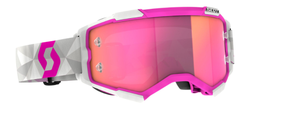 SCOTT FURY JP61 GOGGLE white/pink / pink chrome verspiegelt