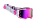 SCOTT FURY JP61 GOGGLE white/pink / pink chrome verspiegelt